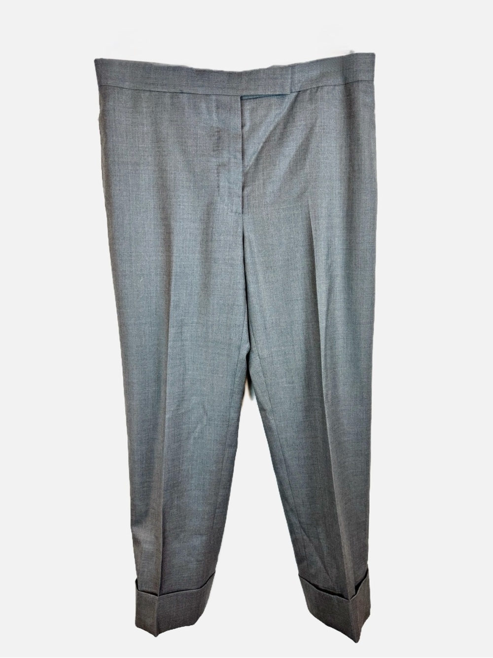 Thom Browne | Gray Cuffed and Cropped Dress Pants, EU 42